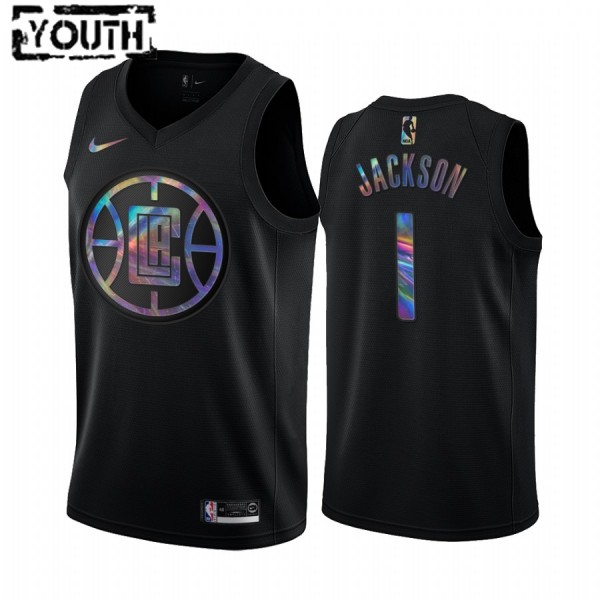 NBA Los Angeles Clippers Trikot Reggie Jackson 1 Iridescent HWC Collection Swingman - Kinder NBA Los Angeles Clippers Trikot Reggie Jackson 1 Iridescent HWC Collection Swingman - Kinder